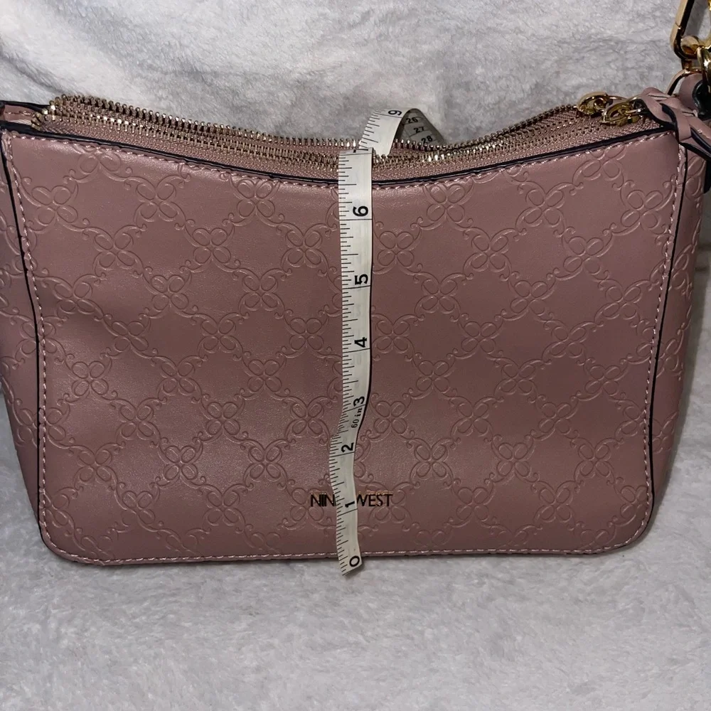 Nine West Dusty Pink Shoulder Crossbody Bag Preloved great condition - Picture 4 of 11